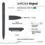 Ручка шариковая автоматическая под персонализацию BrunoVisconti® 0.7 мм, синий SoftClick Original