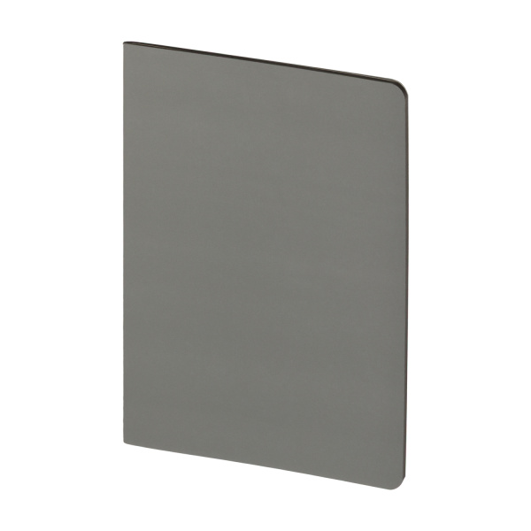 Тетрадь общая BrunoVisconti® А5 (147 х 210 мм) "PRAGMATIC CONTRAST" серый 40 л., клетка, обрез графитовый