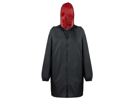Дождевик «Bi-color» унисекс, красный/черный, размер XL/2XL