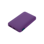 Внешний аккумулятор с подсветкой Анкор (Ancor) 5000 mAh, фиолетовый