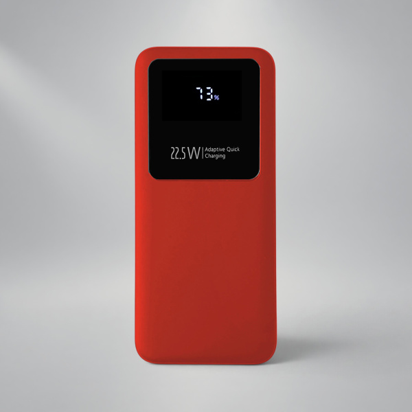 Внешний аккумулятор Kris soft touch, 10000mAh (Красный)