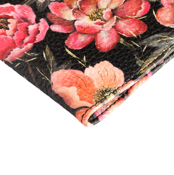 Обложка для паспорта BrunoVisconti® "FLORA.PINK BLOSSOM"