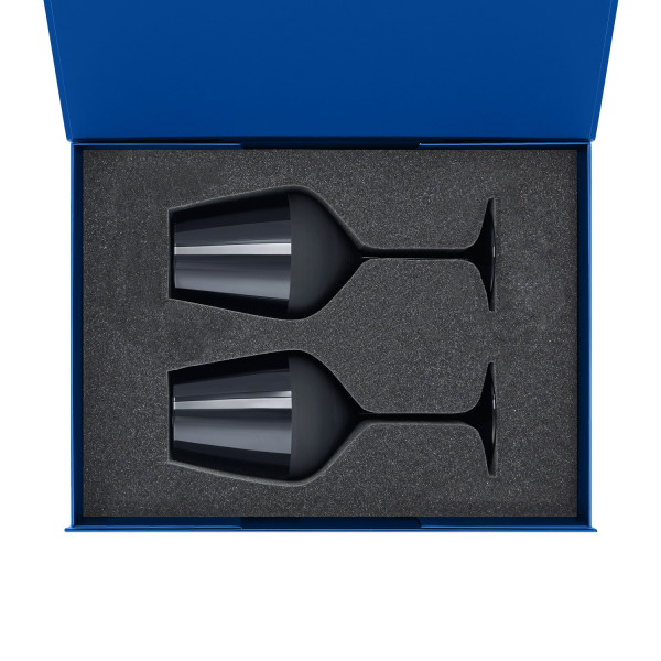 Подарочный набор 2 бокала для вина Сапфир (Sapphire) в синей коробке