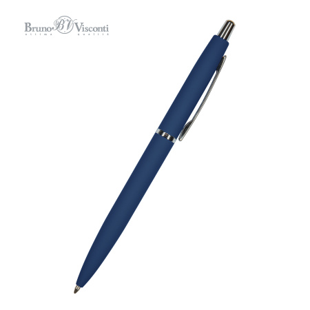Ручка шариковая автоматическая BrunoVisconti® "SAN REMO" цвет корпуса ярко-синий 1 мм, в тубе