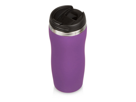 Термокружка "Double wall mug C1", soft touch, 350 мл, фиолетовый (Р)