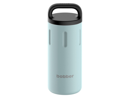 Вакуумный термос с керамическим покрытием бытовой, тм "bobber", 590 мл. Артикул Bottle-590 Light Blue (светло-голубой)