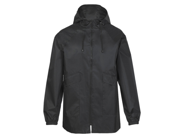 Дождевик «Parka» унисекс, черный, размер 2XL