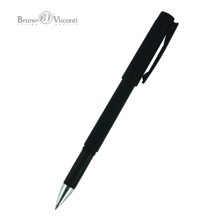 Ручка гелевая под персонализацию BrunoVisconti® 0.5 мм, синий Égoïste Black