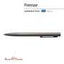 Ручка шариковая автоматическая BrunoVisconti® "FIRENZE" цвет корпуса вороненая сталь 1 мм