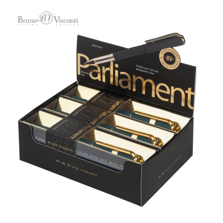 Ручка шариковая масляная BrunoVisconti® "PARLIAMENT" цвет корпуса зеленый 0.7 мм