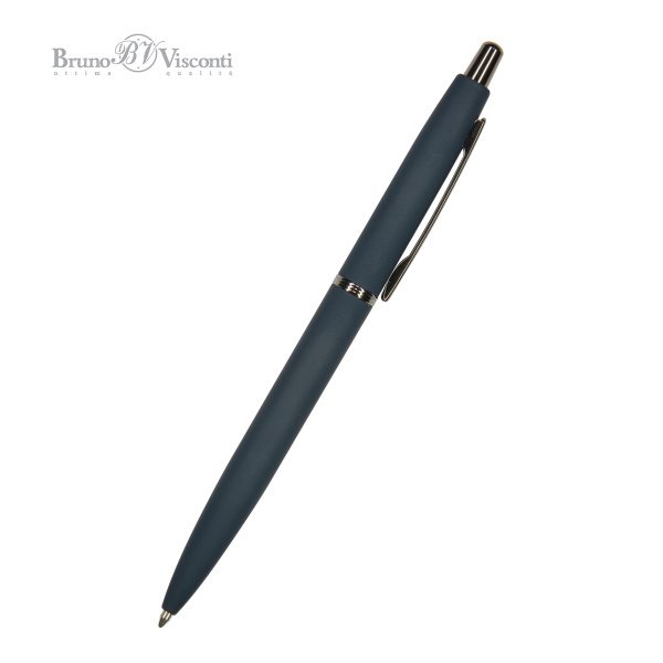 Ручка шариковая автоматическая BrunoVisconti® "SAN REMO" цвет корпуса темно-синий 1 мм, в тубе