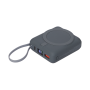 Внешний аккумулятор с подсветкой Риттер PD (Ritter PD) 10000mAh с функцией беспроводной зарядки 15W, серый