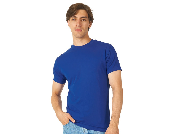 Футболка HD Fit короткий рукав с эластаном, классический синий, размер 4XL