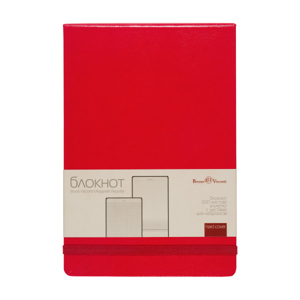 Бизнес - блокнот BrunoVisconti
А5 (144 х 212 мм), красный, 100 л.
"MEGAPOLIS REPORTER"
Арт. 3-103/04