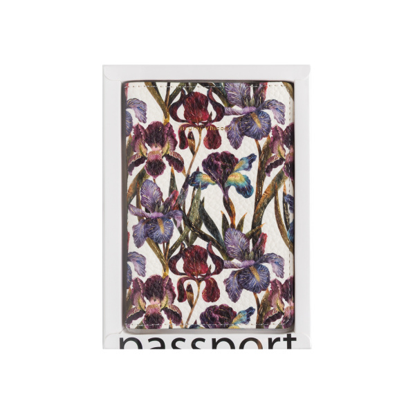 Обложка для паспорта BrunoVisconti® "FLORA.ИРИСЫ"