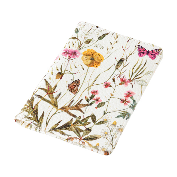 Обложка для паспорта BrunoVisconti® "FLORA.ПОЛЕВЫЕ ЦВЕТЫ"