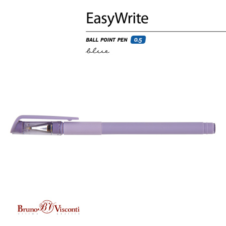 Ручка шариковая под персонализацию BrunoVisconti® 0.5 мм, синий EasyWrite Rio