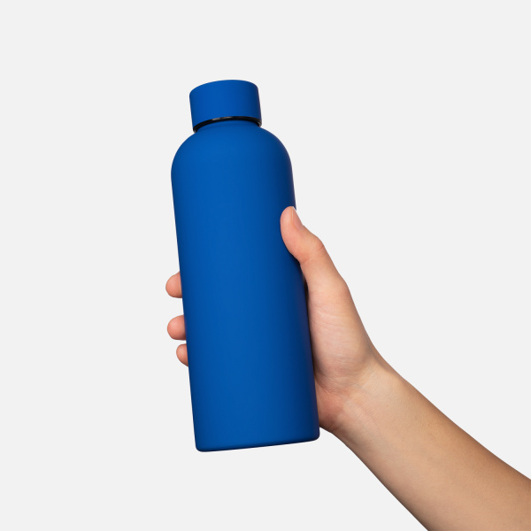 Термобутылка вакуумная герметичная Прима Ультрамарин (Prima Ultramarine), ярко-синяя