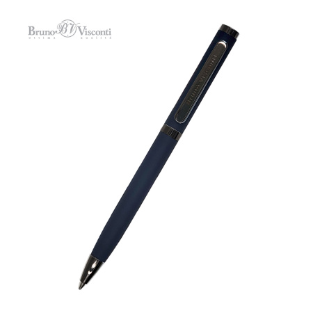 Ручка шариковая автоматическая BrunoVisconti® "FIRENZE" цвет корпуса синий 1 мм