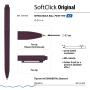 Ручка шариковая автоматическая под персонализацию BrunoVisconti® 0.7 мм, синий SoftClick Original