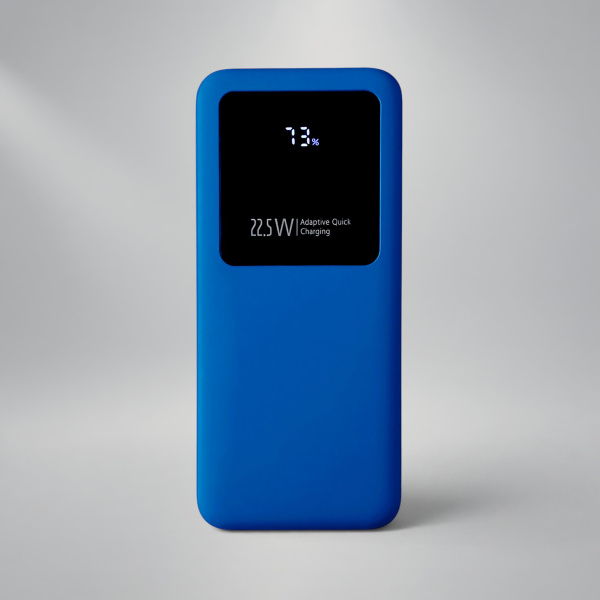 Внешний аккумулятор Kris soft touch, 10000mAh (Синий)