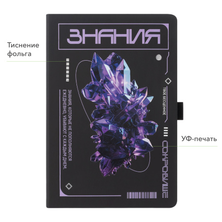 Ежедневник Альфа (Alpha) недатированный, черный/бежевый