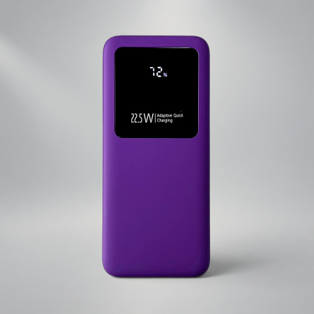 Внешний аккумулятор Kris soft touch, 10000mAh (Фиолетовый)