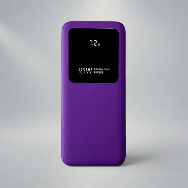 Внешний аккумулятор Kris soft touch, 10000mAh (Фиолетовый)