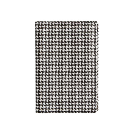Обложка для паспорта BrunoVisconti® "BLACK&WHITE. ГУСИНАЯ ЛАПКА"