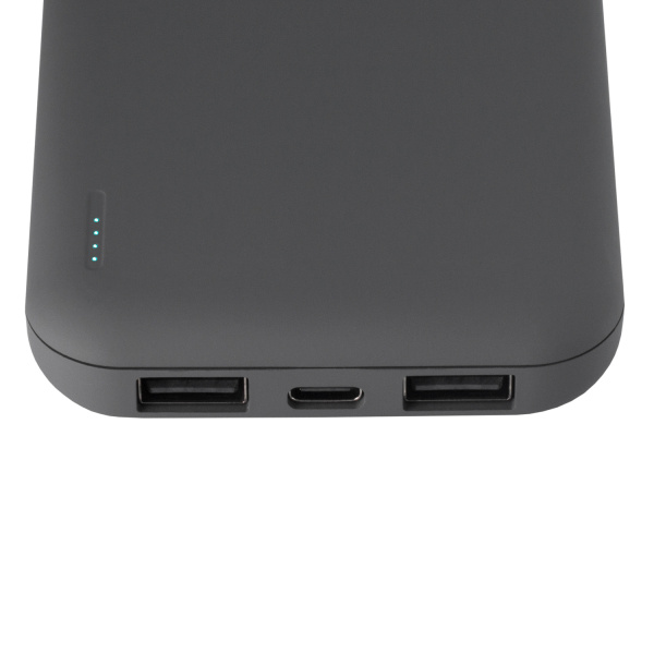 Внешний аккумулятор с подсветкой Люче (Luce) 10000 mAh, серый