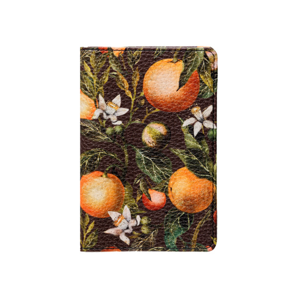 Обложка для паспорта BrunoVisconti® "FLORA.АПЕЛЬСИНЫ"