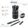 Ручка шариковая BrunoVisconti® "MONACO" цвет корпуса графитовый 0.5 мм, в тубе