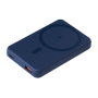 Внешний аккумулятор Ларго PD (Largo PD) 5000mAh с функцией беспроводной зарядки 15W, синий