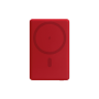 Внешний аккумулятор Атлантис Плюс PD (Atlantis PD Plus) 10000mAh с функцией беспроводной зарядки 15W, красный