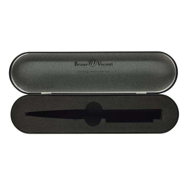 Футляр для ручек BrunoVisconti черный, металлический корпус к серии "Palermo"