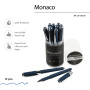 Ручка шариковая BrunoVisconti® "MONACO" цвет корпуса темно-синий 0.5 мм, в тубе