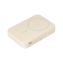 Внешний аккумулятор Юнион PD (Union PD) 10000mAh с функцией беспроводной зарядки 15W, бежевый