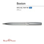 Ручка шариковая автоматическая BrunoVisconti® "BOSTON" цвет корпуса серебряный 0.7 мм