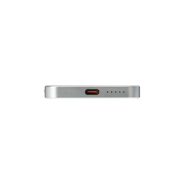Внешний аккумулятор Артекс PD (Artex PD) 5000mAh с функцией беспроводной зарядки 15W, серебряный