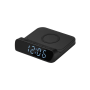 Зарядная станция с часами 15W Ригель (Rigel), черная