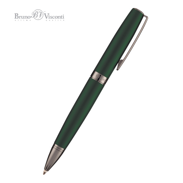 Ручка шариковая автоматическая BrunoVisconti® "SORRENTO" цвет корпуса зеленый 1 мм