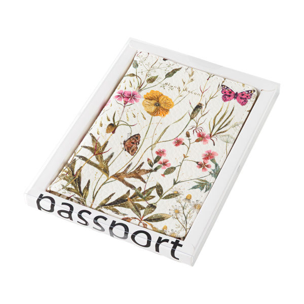 Обложка для паспорта BrunoVisconti® "FLORA.ПОЛЕВЫЕ ЦВЕТЫ"