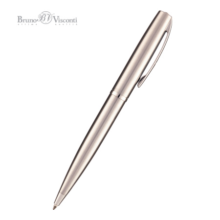 Ручка шариковая автоматическая BrunoVisconti® "SIENNA" цвет корпуса стальной 1 мм