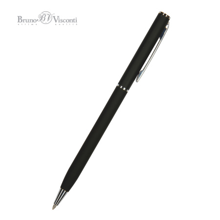 Ручка шариковая автоматическая BrunoVisconti® "PALERMO" цвет корпуса черный 0.7 мм, в тубе