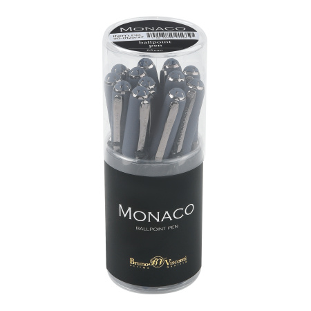 Ручка шариковая BrunoVisconti® "MONACO" цвет корпуса графитовый 0.5 мм, в тубе