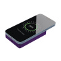 Внешний аккумулятор Атлантис Плюс PD (Atlantis PD Plus) 10000mAh с функцией беспроводной зарядки 15W, фиолетовый