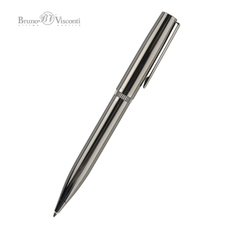 Ручка шариковая автоматическая BrunoVisconti® "BOSTON" цвет корпуса вороненая сталь 0.7 мм