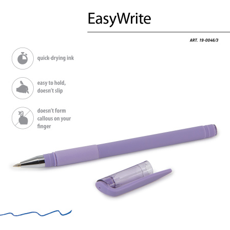 Ручка шариковая под персонализацию BrunoVisconti® 0.5 мм, синий EasyWrite Rio