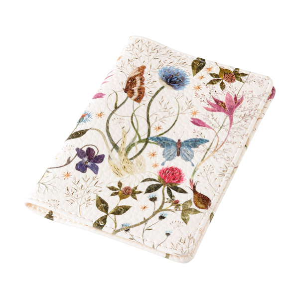 Обложка для паспорта BrunoVisconti® "FLORA.SYMMETRICAL FLORA"